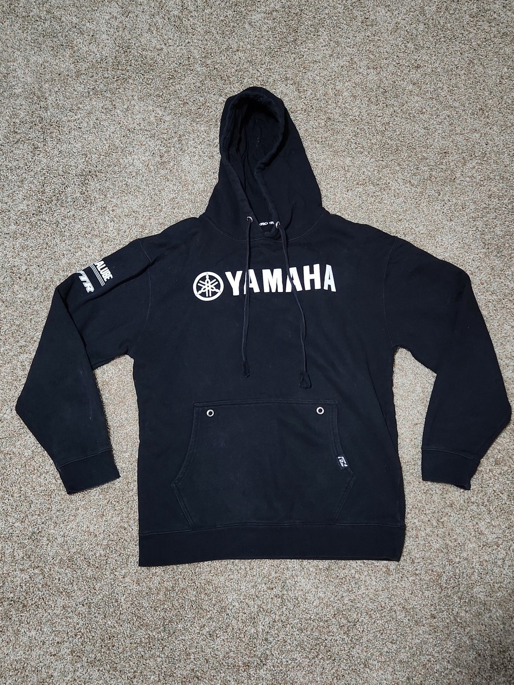 Yamaha Black Logo Pullover Hoodie